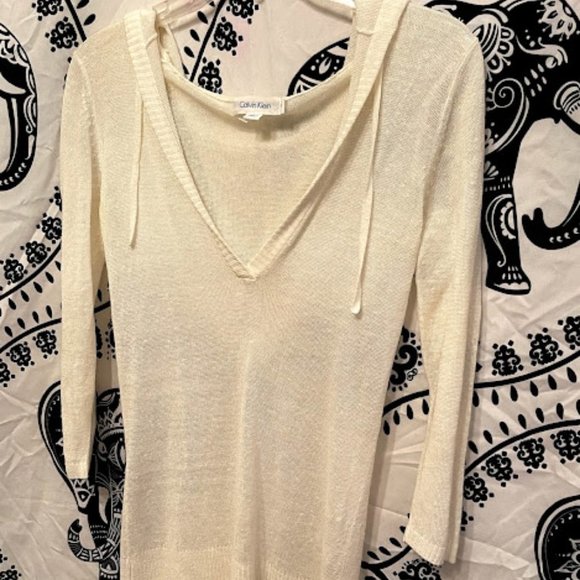 Women's Lightweight Calvin Klein Hoodie - Picture 1 of 3